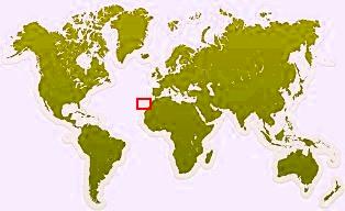 Тенерифе на карте мира